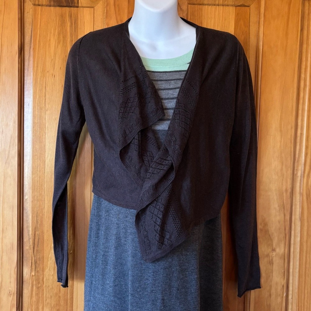 Maternity open cardigan